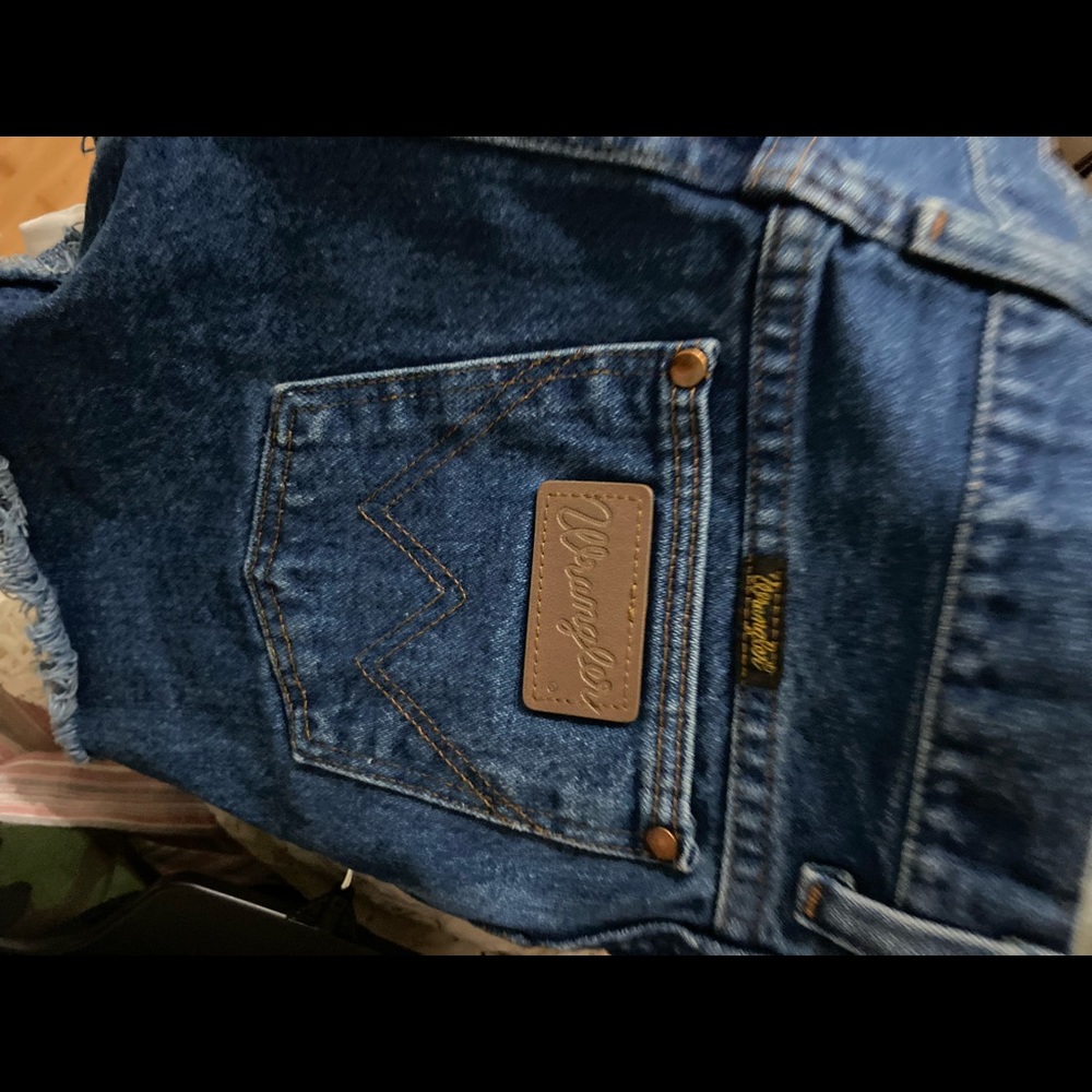 Reformation wringer jeans shorts